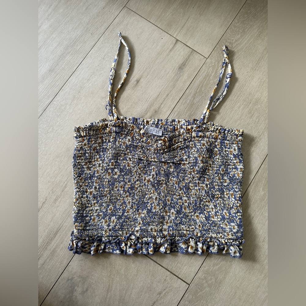 Flowery crop top💞